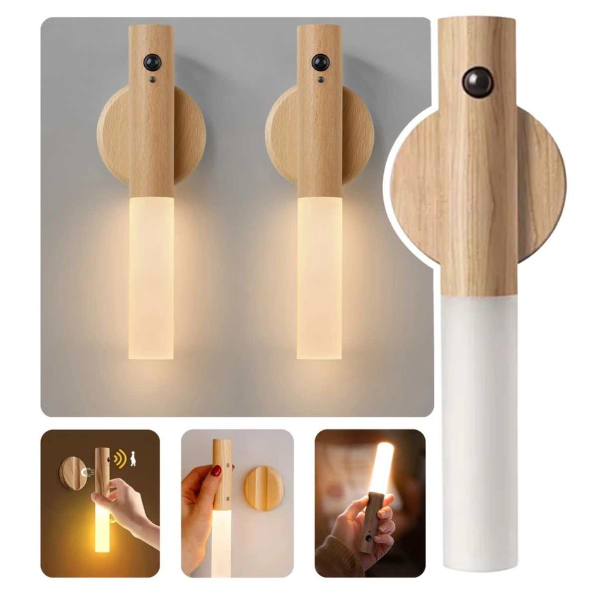 Lámpara LED con Sensor+Soporte Magnético (REGALO)